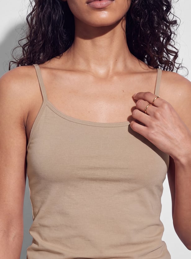 GINGER Solid Camisole Slip