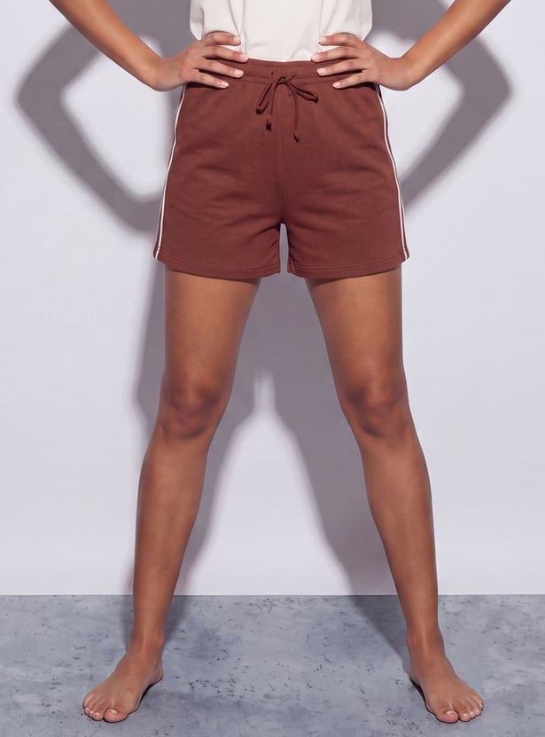 GINGER Striped Lounge Shorts