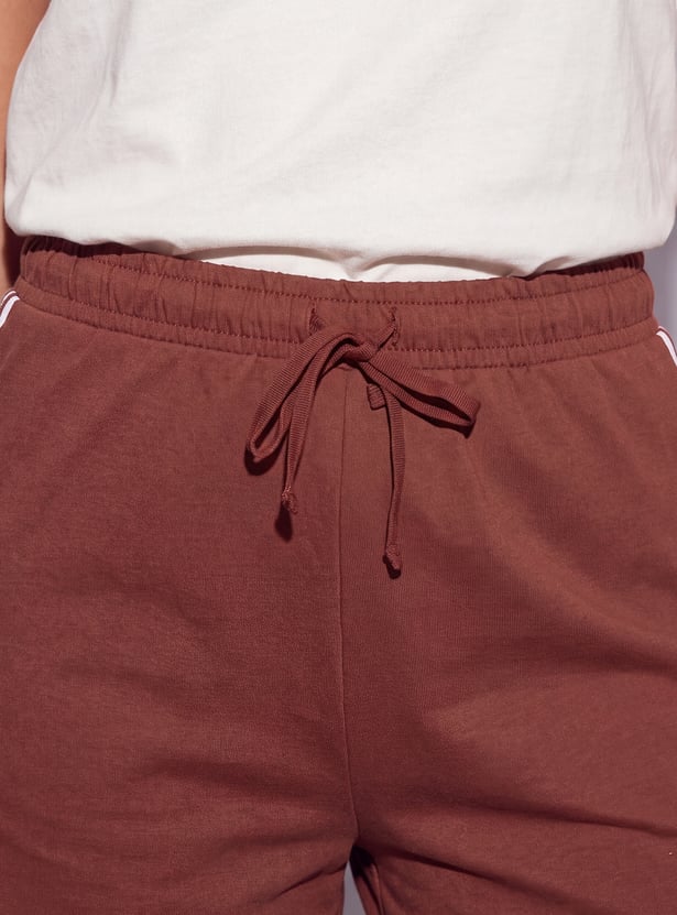GINGER Striped Lounge Shorts