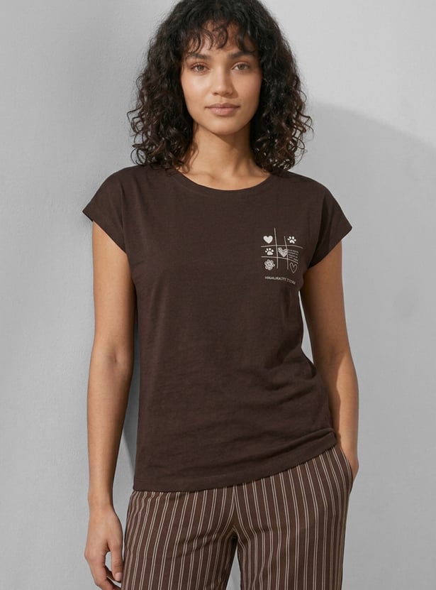 GINGER Paws Hearts Together Lounge T-Shirt