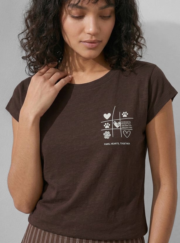 GINGER Paws Hearts Together Lounge T-Shirt
