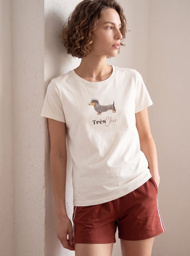 GINGER Dachshund Design Lounge T-shirt