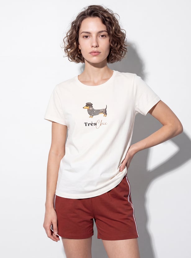 GINGER Dachshund Design Lounge T-shirt