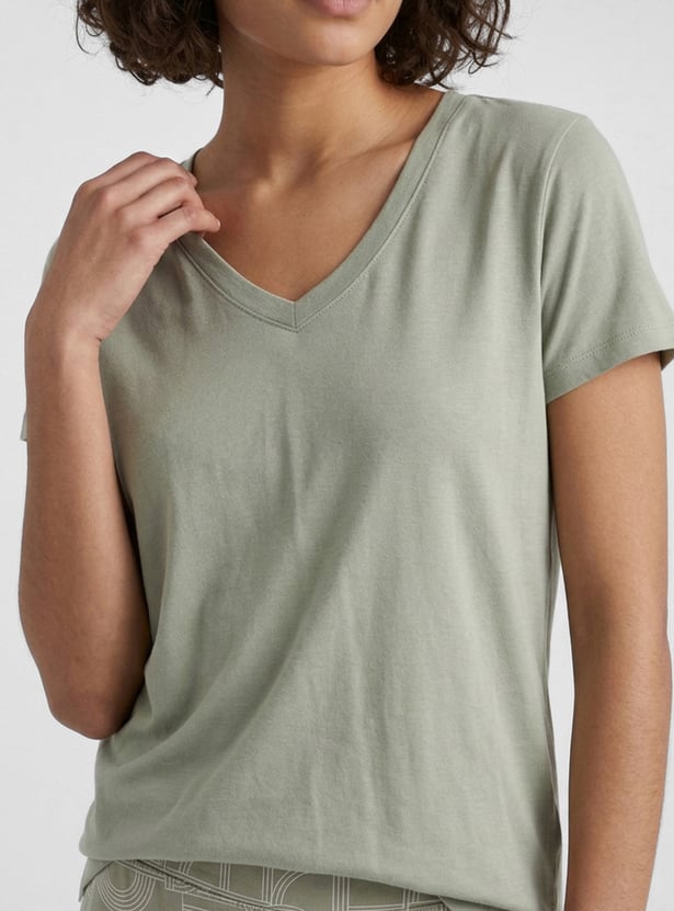 GINGER Solid Lounge T-shirt