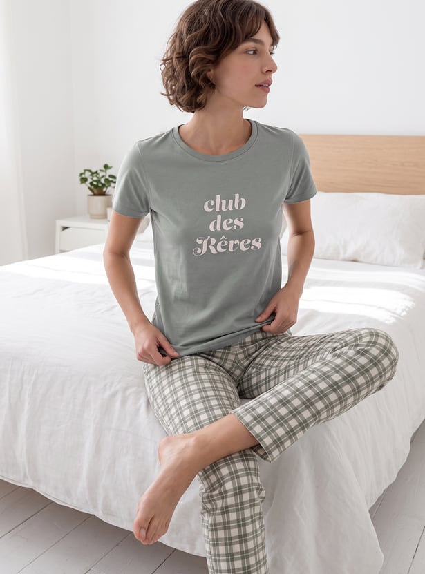 GINGER Printed Lounge T-shirt