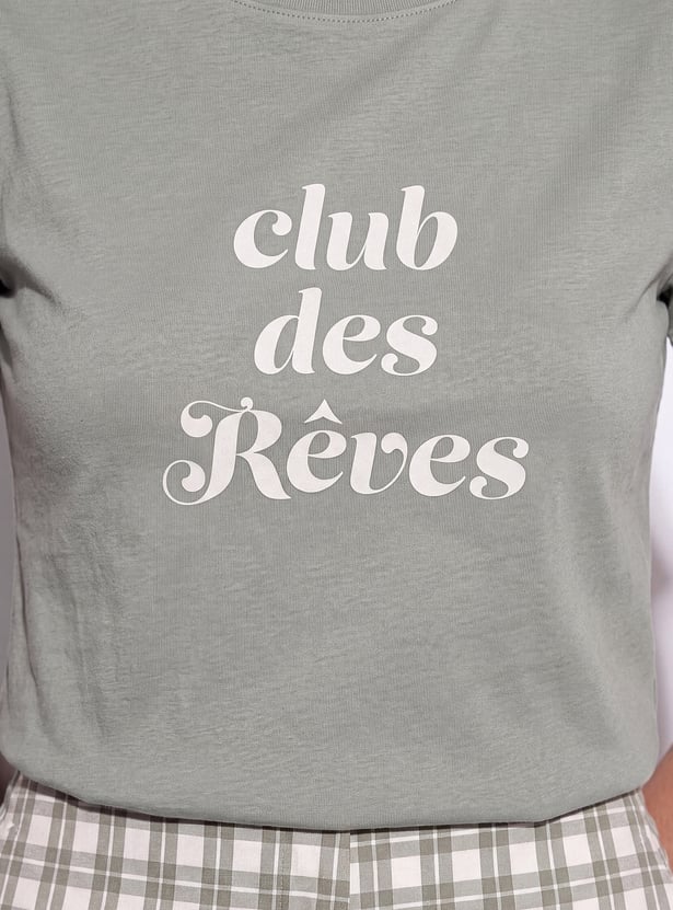 GINGER Printed Lounge T-shirt