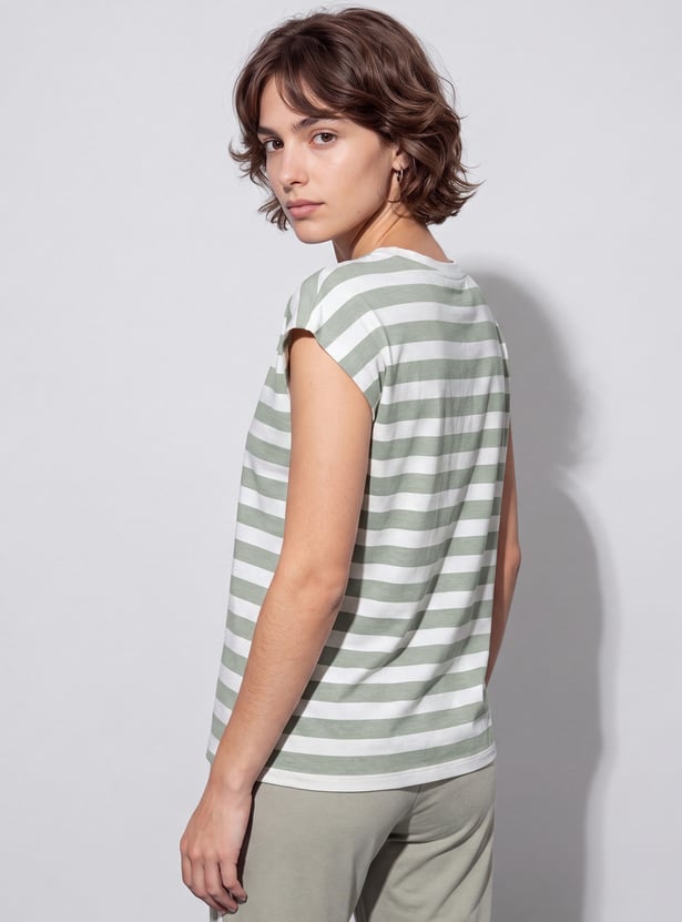 GINGER Striped Lounge T-shirt