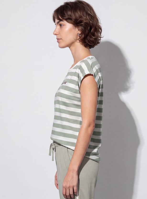 GINGER Striped Lounge T-shirt