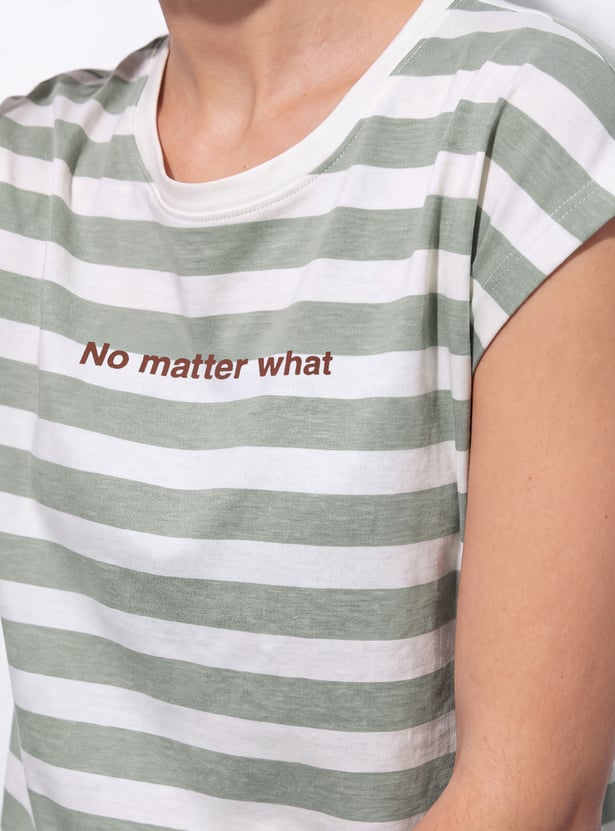 GINGER Striped Lounge T-shirt