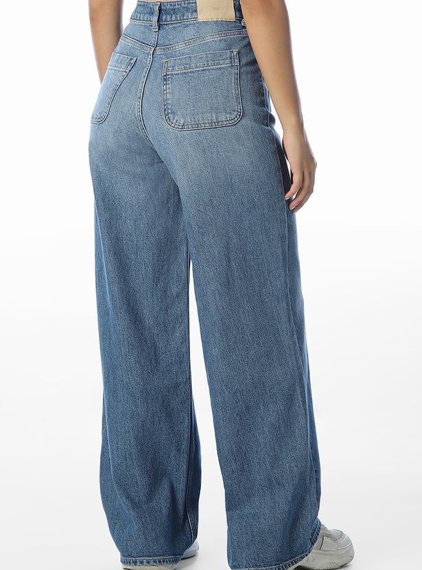 ONLY Washed Wide Leg Jeans