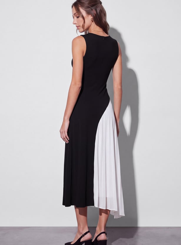 CODE Colourblock Midi Dress
