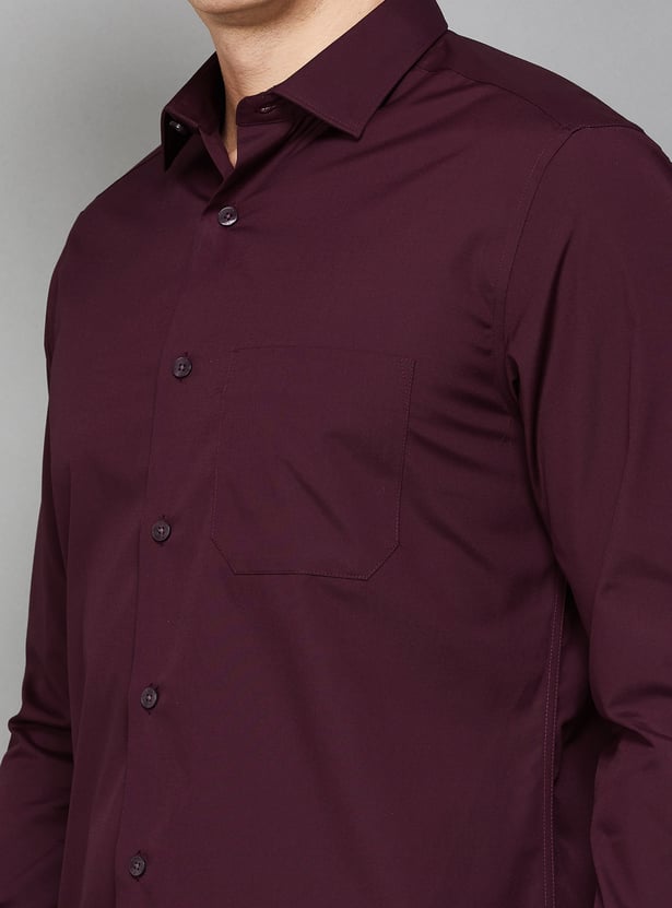 LOUIS PHILIPPE Solid Classic Fit Formal Shirt