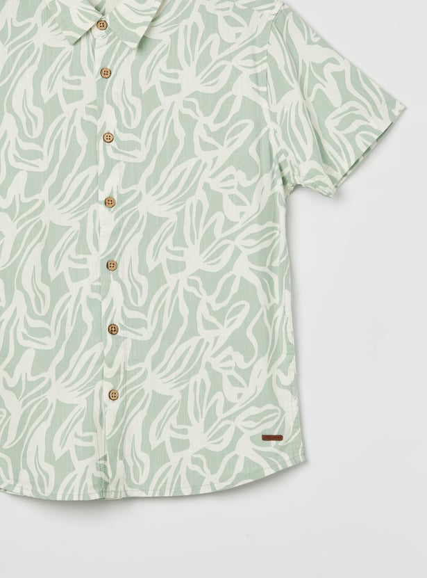 FAME FOREVER Boys Printed Shirt