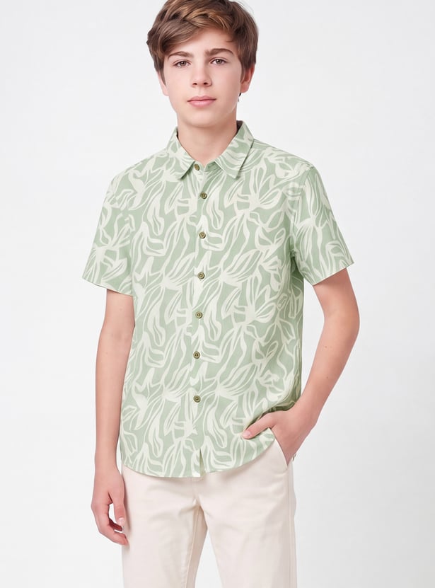FAME FOREVER Boys Printed Shirt