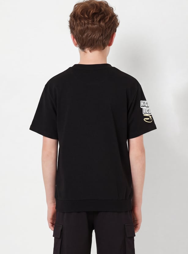 FAME FOREVER Boys Game Controller Graphic T-shirt