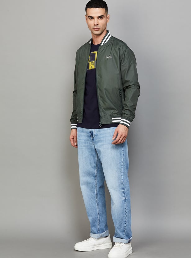 PEPE JEANS Solid Bomber Jacket