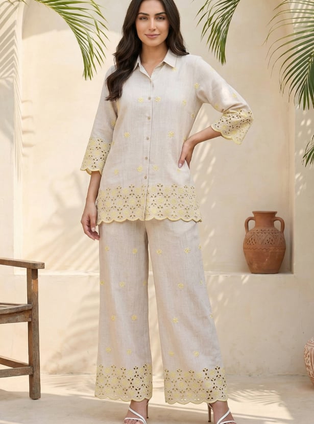 AURELIA Embroidered Co-Ord Set