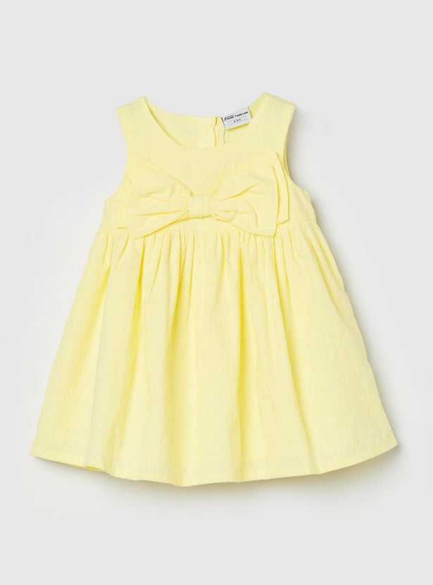 FAME FOREVER Girls Embroidered A-line Dress