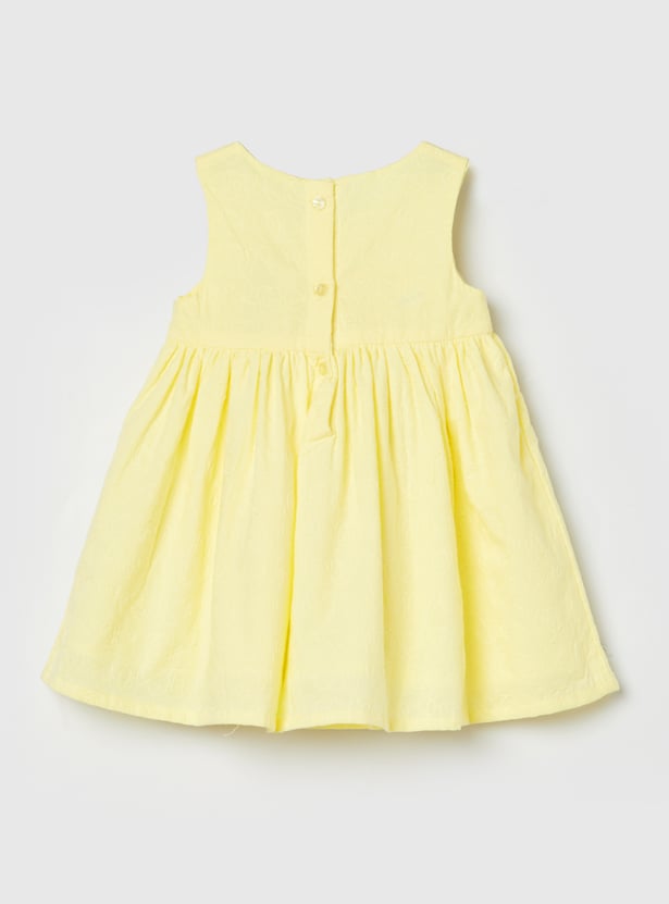 FAME FOREVER Girls Embroidered A-line Dress