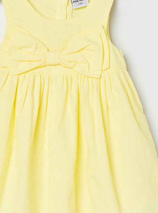 FAME FOREVER Girls Embroidered A-line Dress