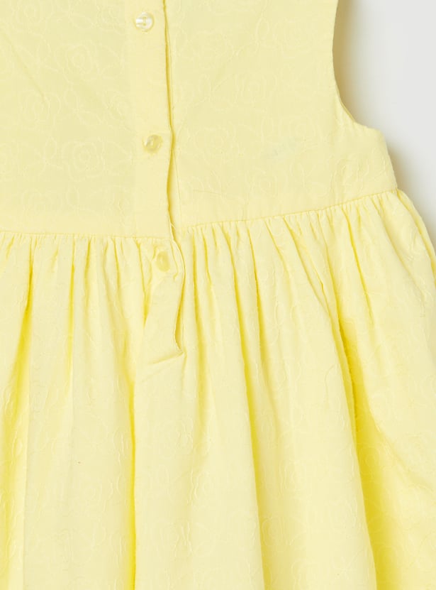 FAME FOREVER Girls Embroidered A-line Dress