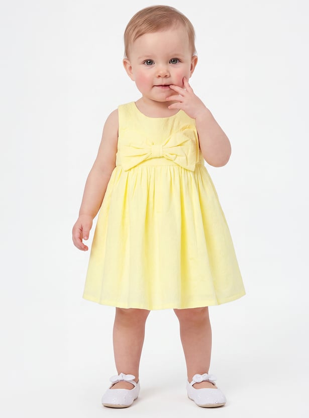 FAME FOREVER Girls Embroidered A-line Dress