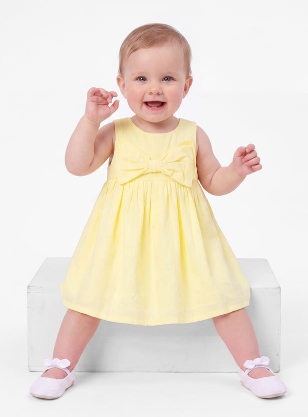 FAME FOREVER Girls Embroidered A-line Dress