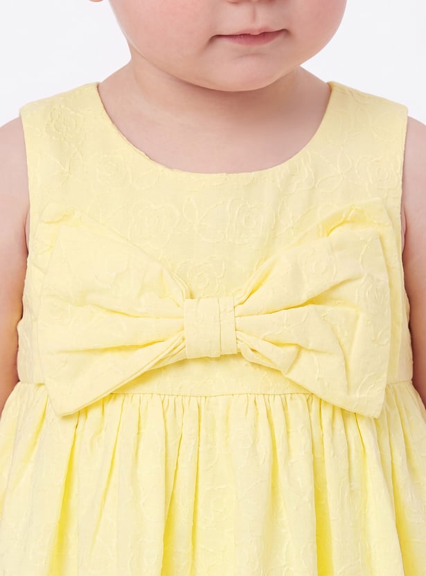 FAME FOREVER Girls Embroidered A-line Dress