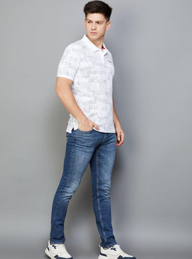 US POLO ASSN Washed Slim Tapered Jeans