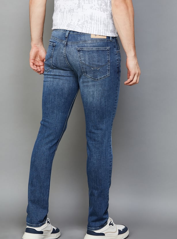 US POLO ASSN Washed Slim Tapered Jeans