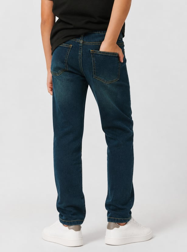 FAME FOREVER Boys Medium Wash Jeans