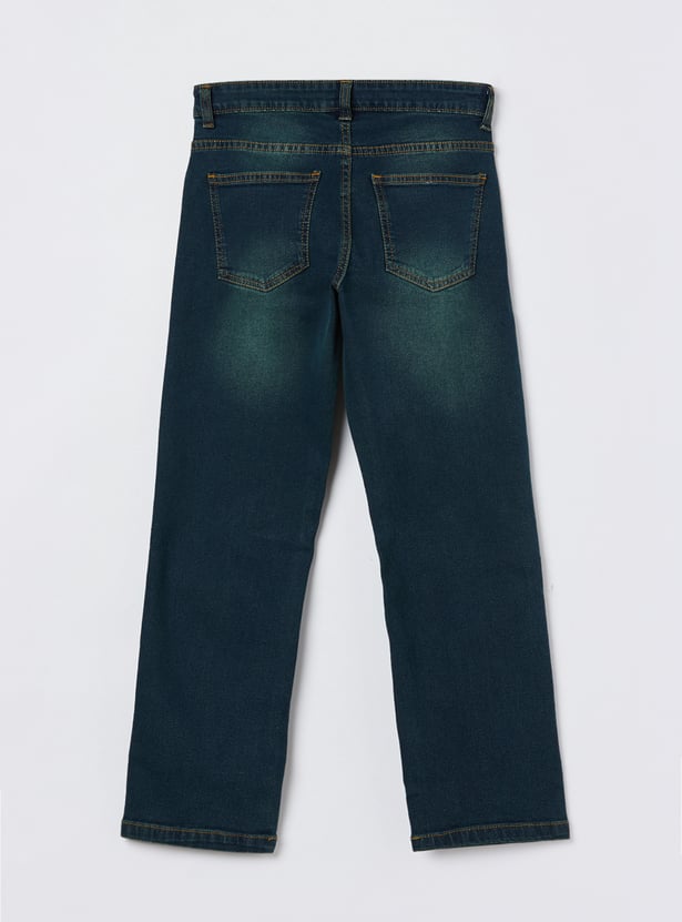 FAME FOREVER Boys Medium Wash Jeans
