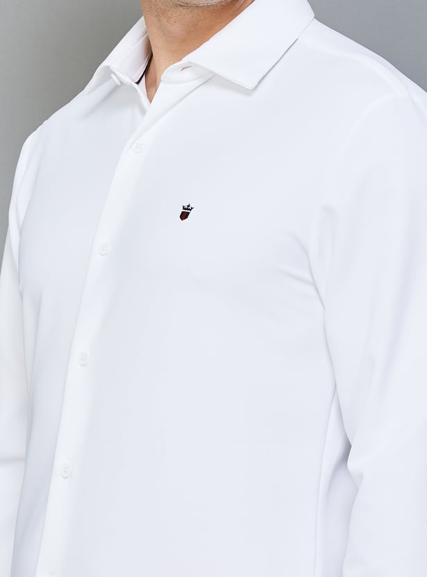 LP SPORT Solid Slim Fit Shirt