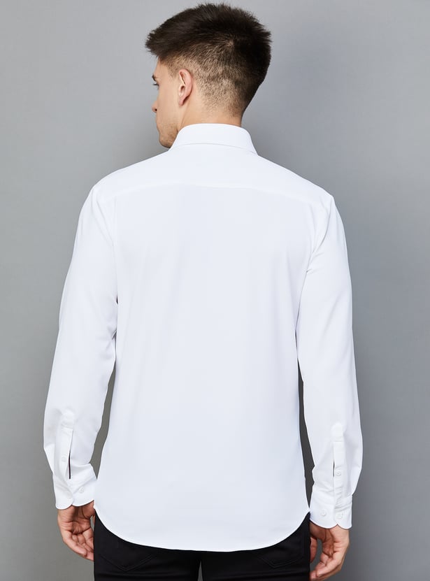 LP SPORT Solid Slim Fit Shirt