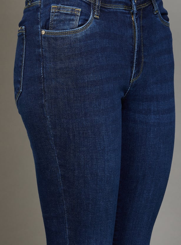 KRAUS Solid Skinny Fit Jeans