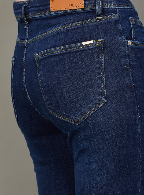 KRAUS Solid Skinny Fit Jeans