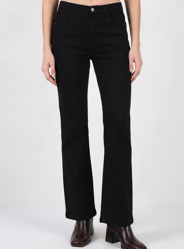 KRAUS Solid Straight Fit Jeans