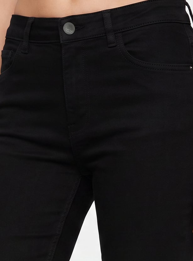 KRAUS Solid Straight Fit Jeans