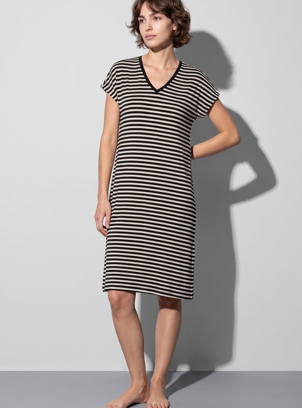 GINGER Striped Night Dress