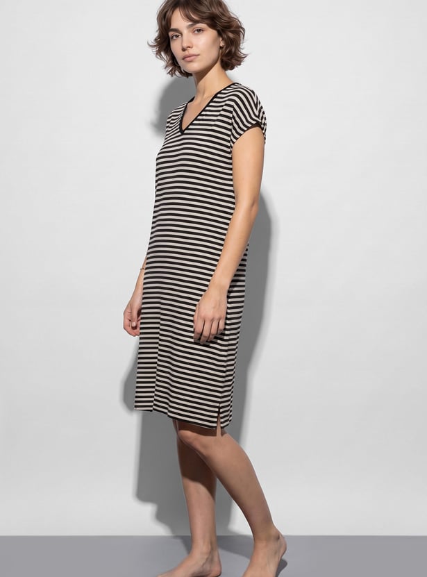 GINGER Striped Night Dress