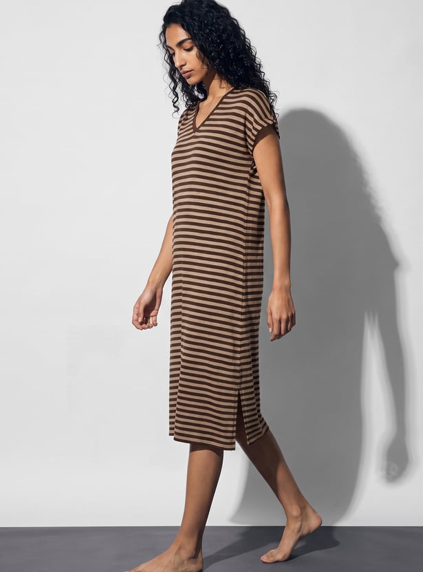 GINGER Striped Night Dress