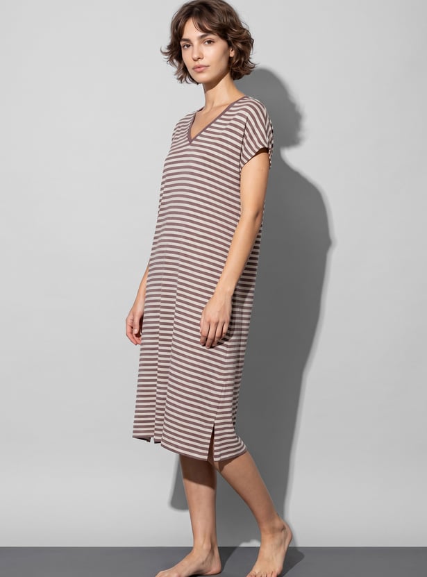 GINGER Striped Night Dress
