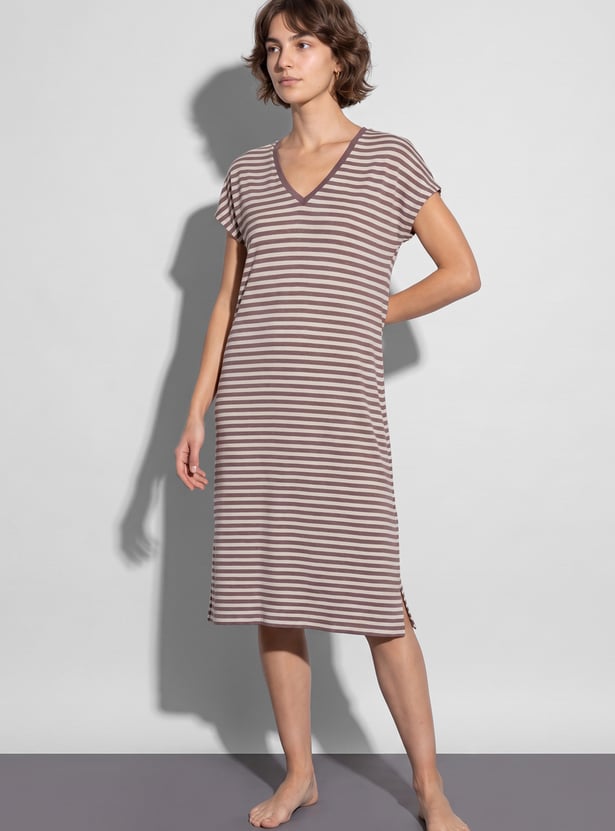 GINGER Striped Night Dress