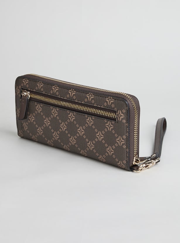 GINGER Patterned Zip-Around Wallet