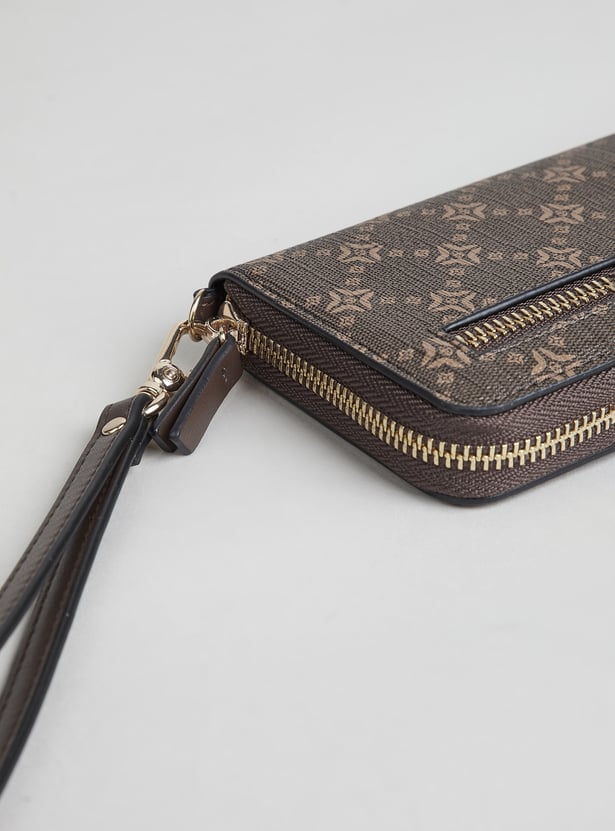 GINGER Patterned Zip-Around Wallet