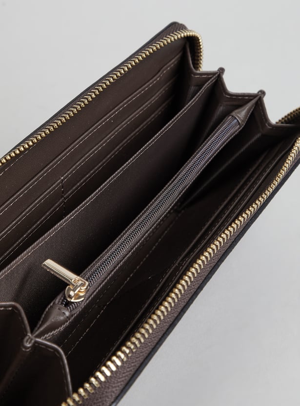 GINGER Patterned Zip-Around Wallet