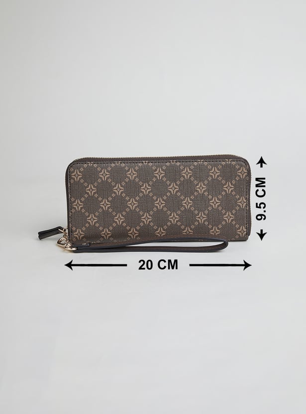 GINGER Patterned Zip-Around Wallet