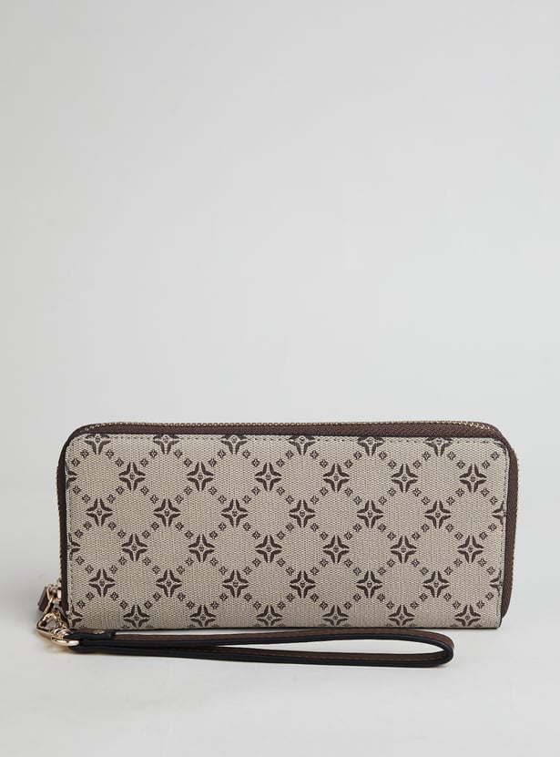 GINGER Patterned Zip-Around Wallet