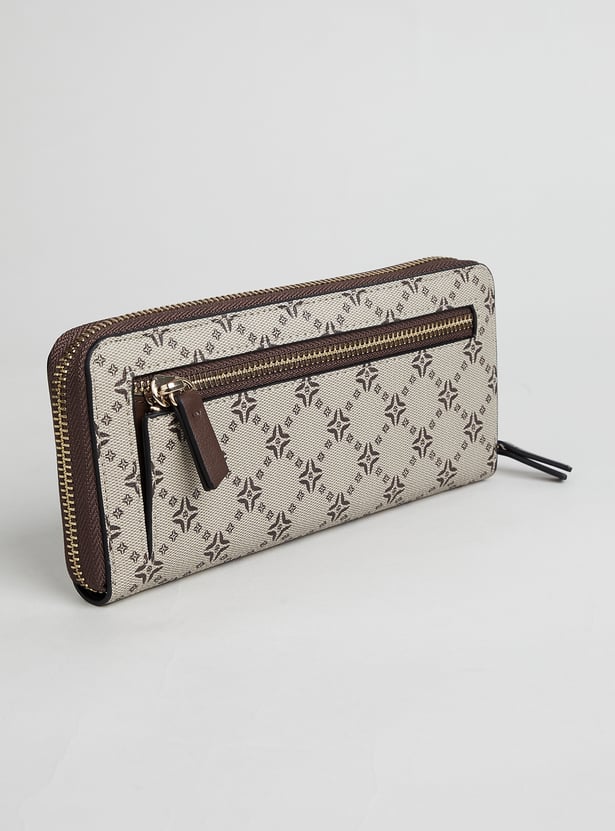 GINGER Patterned Zip-Around Wallet