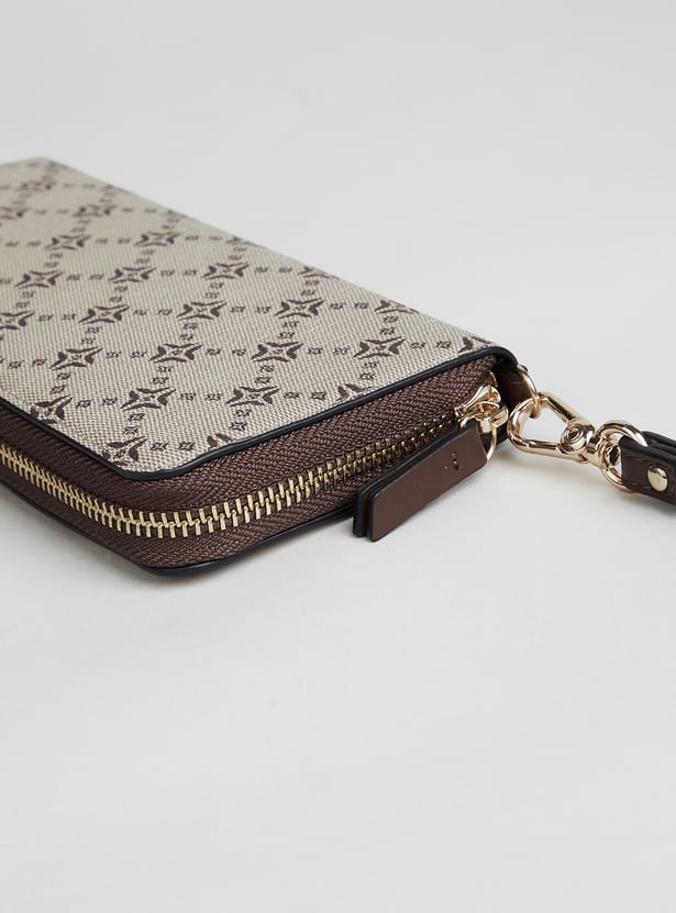 GINGER Patterned Zip-Around Wallet